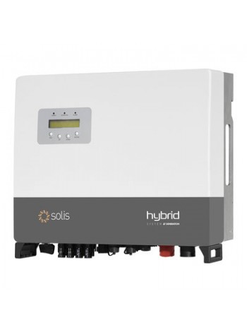 ИНВЕРТОР ГИБРИДНЫЙ SOLIS RHI-3P10K-HVES-5G (10 КВТ, 3 ФАЗЫ, 2 MPPT)