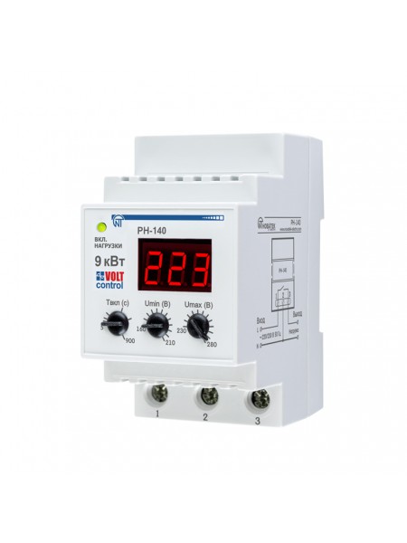 Реле напряжения VOLT CONTROL РН-140 (40А)